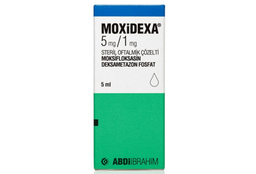 MOXIDEXA 5 MG/1 MG STERIL OFTALMIK COZELTI (5 ML)